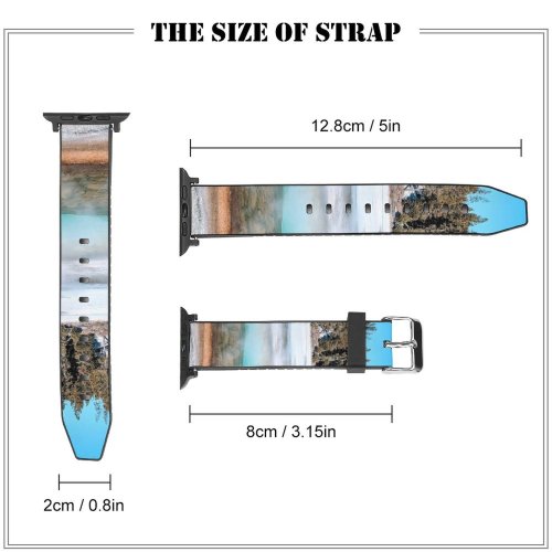 yanfind Watch Strap for Apple Watch United Eruption Tub National Plant Pictures Sea Outdoors Tree Free Spring Compatible with iWatch Series 5 4 3 2 1