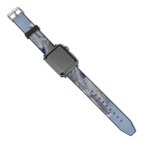 yanfind Watch Strap for Apple Watch Scenery Range Sky Slope  Snow Free  Outdoors Wallpapers Images Compatible with iWatch Series 5 4 3 2 1