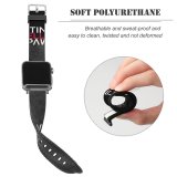 yanfind Watch Strap for Apple Watch Black Dark Quotes Respawn Continue Hell  Gamer Hardcore Gamer Quotes Dark Compatible with iWatch Series 5 4 3 2 1