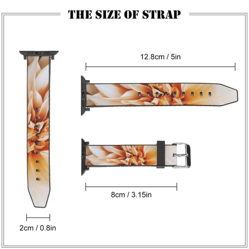 yanfind Watch Strap for Apple Watch Dahlia Free Rose Images Plant Flower Compatible with iWatch Series 5 4 3 2 1