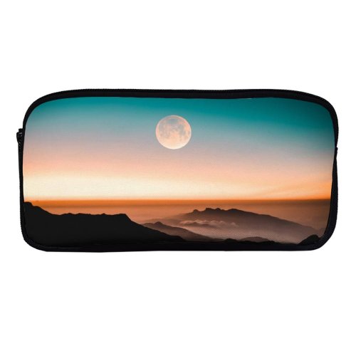 yanfind Pencil Case YHO Images Bloodmoon Space Night Mist Bigmoon Outer Astronomy Sky Wallpapers Mornings Zipper Pens Pouch Bag for Student Office School