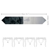 Yanfind Table Runner Eruption Fjords Pictures Winter Outdoors Travelling Grey Moss Lagoon Free Heavy Everyday Dining Wedding Party Holiday Home Decor