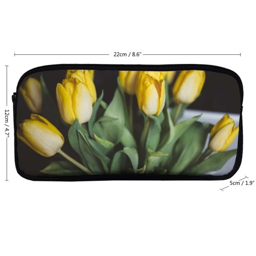yanfind Pencil Case YHO Images Arrangement Tullips Bouquet Floral Flora Spring Petal Wallpapers Plant Tulip Pictures Zipper Pens Pouch Bag for Student Office School