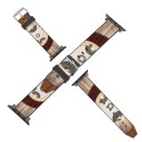 yanfind Watch Strap for Apple Watch Otto Berkeley Spiral Staircase Wooden Stairs Curves Lights Wide Dutch Compatible with iWatch Series 5 4 3 2 1