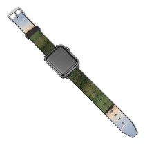yanfind Watch Strap for Apple Watch Rural Countryside Plant Domain Pasture Farm Grassland Outdoors Ranch Grass Public Compatible with iWatch Series 5 4 3 2 1