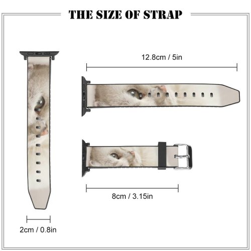 yanfind Watch Strap for Apple Watch Cute Kitten Kitty Cat Compatible with iWatch Series 5 4 3 2 1