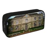 yanfind Pencil Case YHO Building Building Place Wakehurst Britain Home England Home Mansion British Mansion Stone Zipper Pens Pouch Bag for Student Office School