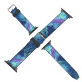 yanfind Watch Strap for Apple Watch Dante Metaphor Abstract Strands CGI Cyan Trails Compatible with iWatch Series 5 4 3 2 1