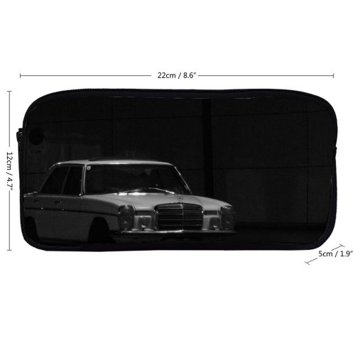 yanfind Pencil Case YHO Benz Balck  Coupé W Vehicle Classic Luxury Car Vehicle  Car Zipper Pens Pouch Bag for Student Office School