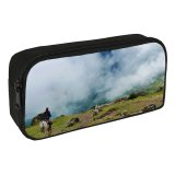 yanfind Pencil Case YHO Images Fog Country Hillside Landscape Hiking Riding Grass Wallpapers  Outdoors Rock Zipper Pens Pouch Bag for Student Office School