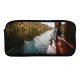yanfind Pencil Case YHO Boat Watercraft KÃ¶Nigssee Forest Lake Zipper Pens Pouch Bag for Student Office School