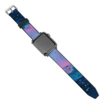 yanfind Watch Strap for Apple Watch Abstract Acrylic Purple Free Texture Spill Stock Wallpapers Oil Images Feather Compatible with iWatch Series 5 4 3 2 1