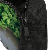 yanfind Pencil Case YHO Boats Above Drone From River Forest Woods Trees  Bird's Watercrafts Aerial Zipper Pens Pouch Bag for Student Office School