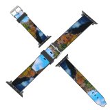 yanfind Watch Strap for Apple Watch Abies Scenery Tree Autum Plant Leaf Fir Scotland PNG Fall Outdoors Compatible with iWatch Series 5 4 3 2 1