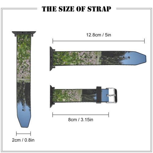 yanfind Watch Strap for Apple Watch United Rural Countryside Pretty National Plant Yosemite Farm Pictures PNG Grassland Compatible with iWatch Series 5 4 3 2 1