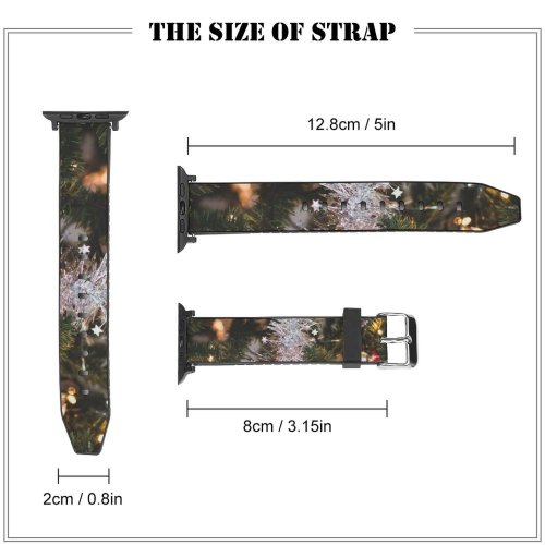 yanfind Watch Strap for Apple Watch Abies Silent Plant Origami Warm Indoor Silver Pictures PNG Diy Tree Compatible with iWatch Series 5 4 3 2 1