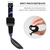 yanfind Watch Strap for Apple Watch Dark Jellyfishes Underwater Deep Ocean Compatible with iWatch Series 5 4 3 2 1