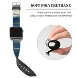 yanfind Watch Strap for Apple Watch Scenery Range Montreux  Snow Free Winter  Moutains Shotoniphone Outdoors Compatible with iWatch Series 5 4 3 2 1