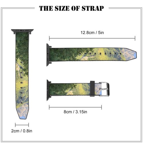 yanfind Watch Strap for Apple Watch Abies Pine Plant Switzerland Spruce Pictures Outdoors Tree Fir Free Gaulihütte Compatible with iWatch Series 5 4 3 2 1