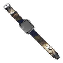 yanfind Watch Strap for Apple Watch Tree Trees  River Fog Mist Scenery Landscape Sky Natural Atmospheric Branch Compatible with iWatch Series 5 4 3 2 1