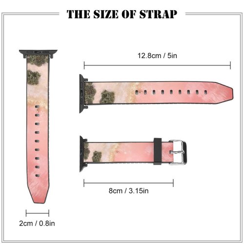 yanfind Watch Strap for Apple Watch Beach Seashore Baby Aerial IOS Compatible with iWatch Series 5 4 3 2 1