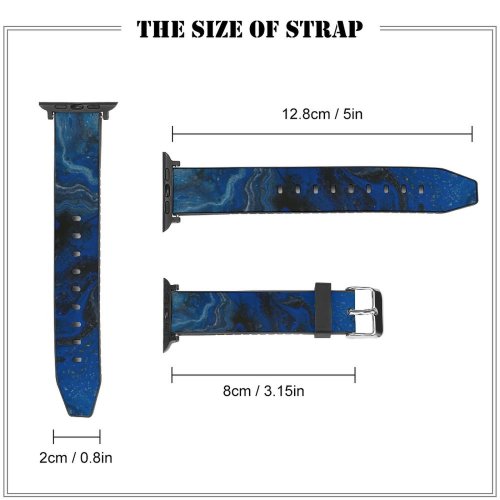 yanfind Watch Strap for Apple Watch Outer Spill Cosmos Pictures Abstract Free HQ Acrylic  Art Dark Compatible with iWatch Series 5 4 3 2 1