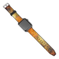 yanfind Watch Strap for Apple Watch Johannes Plenio Forest Road Maple Trees Autumn Fall Light Compatible with iWatch Series 5 4 3 2 1