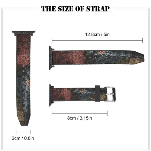 yanfind Watch Strap for Apple Watch Abies Plant Woodland Forest Pictures Ground Outdoors Trek Grey Tree Garden Compatible with iWatch Series 5 4 3 2 1