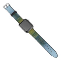 yanfind Watch Strap for Apple Watch Countryside Plant Woodland Forest Pictures Grassland Outdoors Stock Jungle Grey Tree Compatible with iWatch Series 5 4 3 2 1
