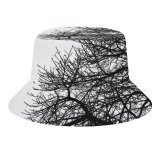 yanfind Adult Fisherman's Hat Winter Texture Limb Trunk Contrast Branches Woody Branch Sky Plant Organic Branch Fishing Fisherman Cap Travel Beach Sun protection