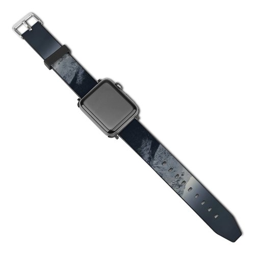 yanfind Watch Strap for Apple Watch Creative Images  Snow Range Pictures Outdoors Peak Wallpapers Grey Compatible with iWatch Series 5 4 3 2 1
