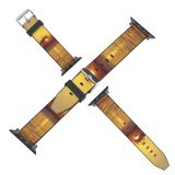 yanfind Watch Strap for Apple Watch Sunset Bird  Sea Ocean Sky Horizon Sunrise Afterglow Cloud Compatible with iWatch Series 5 4 3 2 1