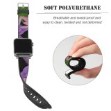 yanfind Watch Strap for Apple Watch Plant  Flower Fragrant Lily Flowering Petal Aquatic Sacred Lotus Family Compatible with iWatch Series 5 4 3 2 1