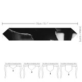 Yanfind Table Runner Blur Focus Cat Depth Field Sun Pet Silhouette Grayscale Felidae Everyday Dining Wedding Party Holiday Home Decor
