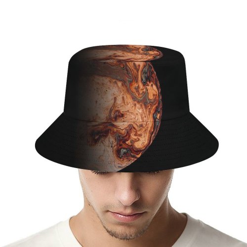yanfind Adult Fisherman's Hat Daniel Olah Space Black Dark Planet Astronomy Outer Space Fishing Fisherman Cap Travel Beach Sun protection
