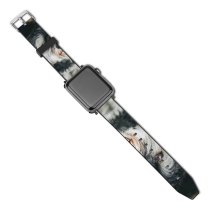 yanfind Watch Strap for Apple Watch Dog Pet Wallpapers Free Pictures Grey Poodle Images Puppies Compatible with iWatch Series 5 4 3 2 1