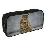 yanfind Pencil Case YHO Lovely Images Pretty Pet Manx Wallpapers Abyssinian Beauty Sweet Tabby Pictures Sleep Zipper Pens Pouch Bag for Student Office School