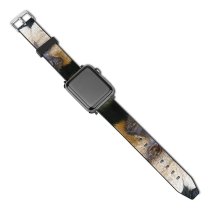 yanfind Watch Strap for Apple Watch Dog Wildlife Free Monkey Wild Wallpapers Faced Primate Baboon Images Pictures Compatible with iWatch Series 5 4 3 2 1