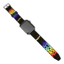 yanfind Watch Strap for Apple Watch Michael Gillett Rainbow  Droplets Macro Dark Compatible with iWatch Series 5 4 3 2 1