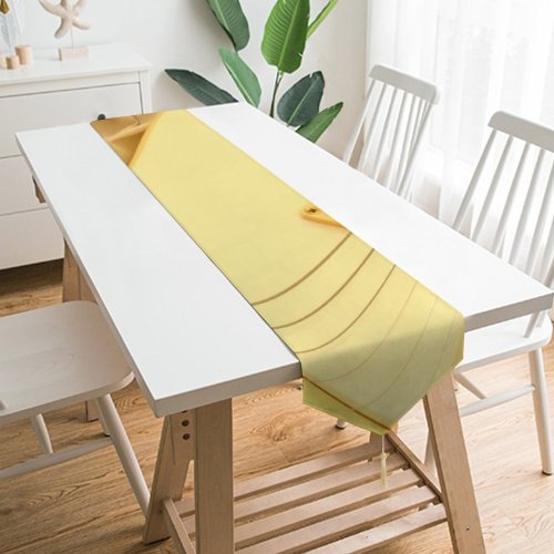 Yanfind Table Runner Rythm Crisp Musical Tone Bass Harmony Bold Accessory Guitar Clasic Play Musical Everyday Dining Wedding Party Holiday Home Decor
