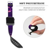 yanfind Watch Strap for Apple Watch Celebrations Year Happy Fireworks Dark Compatible with iWatch Series 5 4 3 2 1