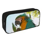 yanfind Pencil Case YHO Claw Peak Macaw Beak Fauna Parrot Fly Adaptation   Feathers Zipper Pens Pouch Bag for Student Office School