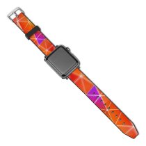 yanfind Watch Strap for Apple Watch Abstract Colorful Triangles Gradients Polygonal Compatible with iWatch Series 5 4 3 2 1