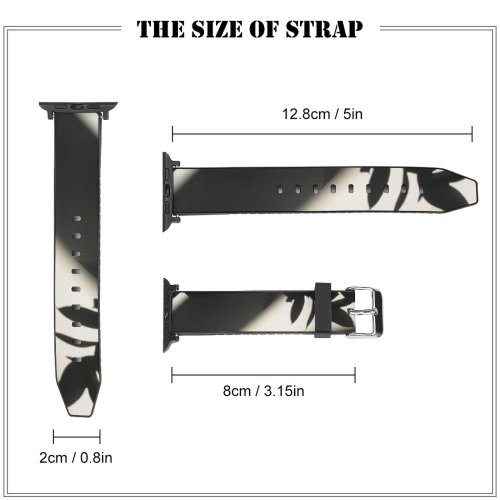 yanfind Watch Strap for Apple Watch Wall Leaves Light Shaft Architecture Design Compatible with iWatch Series 5 4 3 2 1