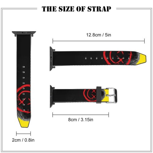 yanfind Watch Strap for Apple Watch Technology Movies Hoodie Face Killers Compatible with iWatch Series 5 4 3 2 1