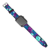yanfind Watch Strap for Apple Watch Abstract Cubes Colorful Patterns Compatible with iWatch Series 5 4 3 2 1