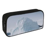 yanfind Pencil Case YHO Polar Images Snow Wallpapers  Outdoors Fjord Reflected Arctic Greenland Winter Refection Zipper Pens Pouch Bag for Student Office School
