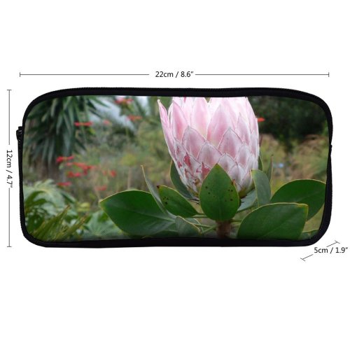 yanfind Pencil Case YHO Bud Plant Plant Flower Outdoor Flowering Protea Botany Bud Leaf Garden Spring Zipper Pens Pouch Bag for Student Office School