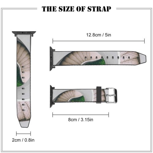 yanfind Watch Strap for Apple Watch Dan Freeman Architecture Spiral Staircase Compatible with iWatch Series 5 4 3 2 1