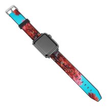yanfind Watch Strap for Apple Watch Infrared Jose Trees  Tree  Car Plant Free Automobile Woodland Compatible with iWatch Series 5 4 3 2 1
